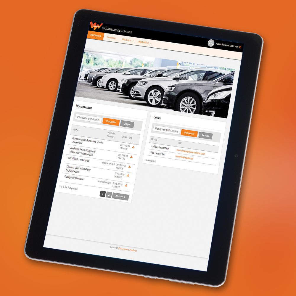 Solution Vehicle Warranty Certificate App